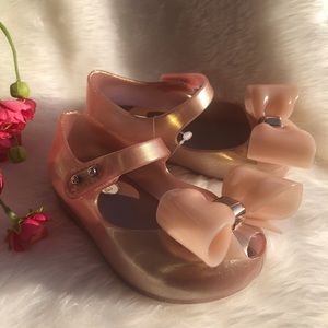 Mini Melissa pink shoes